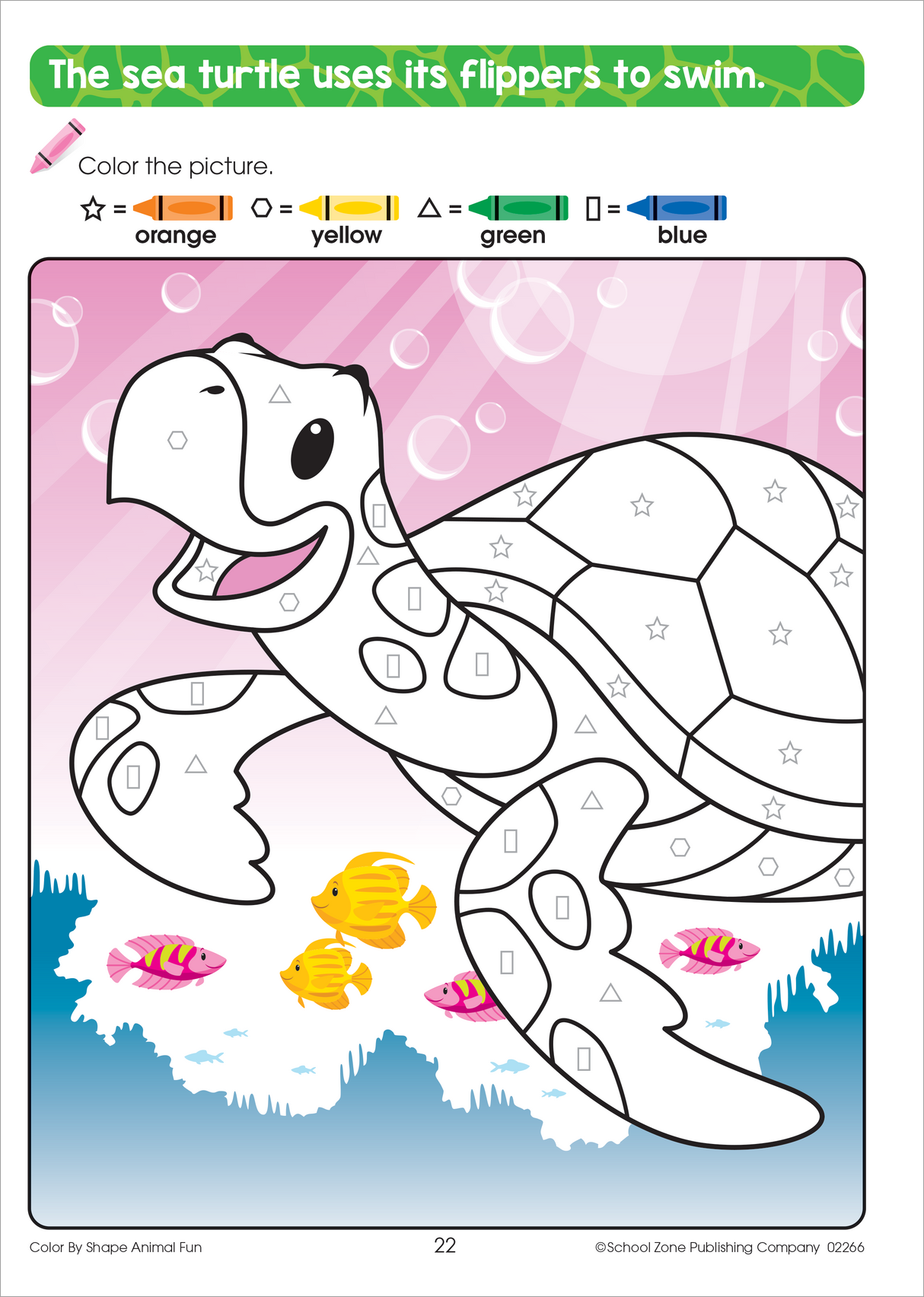 School Zone Color By Shape Animal Fun Workbook-076645022660-LR-353855-4-LR eShop