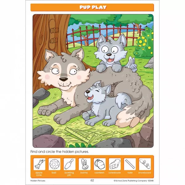 School Zone Hidden Pictures Activity Workbook for Ages 5 and up-076645023483-LR-165127-5-LR eShop