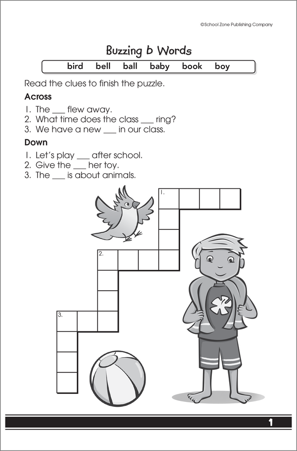 School Zone My First Crosswords Grades 1-2 Workbook-076645027399-LR-287066-2-LR eShop