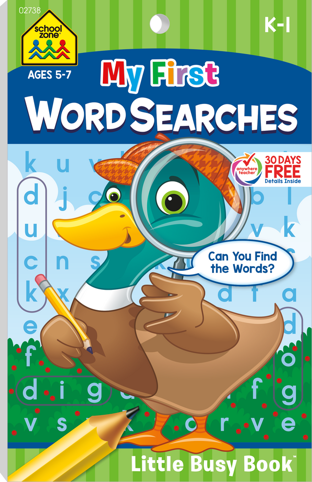 School Zone My First Word Searches Grades K-1 Workbook-076645027382-LR-287065-1-LR eShop