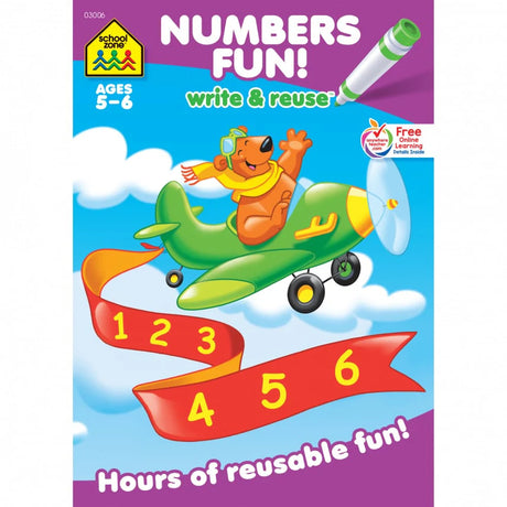 School Zone Numbers Fun! Write & Reuse Workbook-076645030061-LR-232929-1-LR eShop