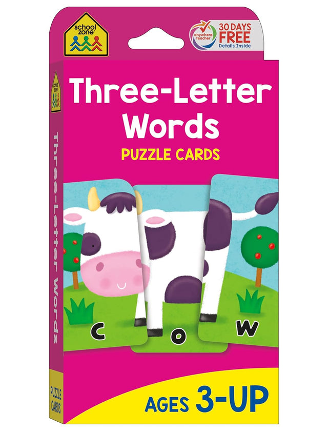School Zone Three Letter Words Puzzle Cards-076645050274-LR-142307-1-LR eShop