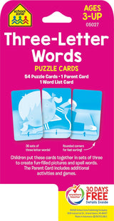 School Zone Three Letter Words Puzzle Cards-076645050274-LR-142307-2-LR eShop