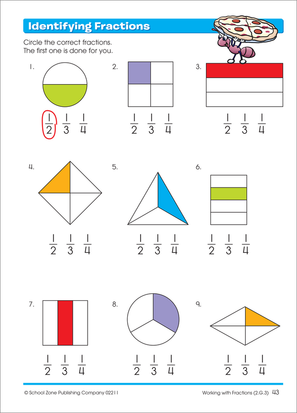 School Zone Time, Money & Fractions Grades 1-2 Workbook-076645022110-LR-232939-4-LR eShop