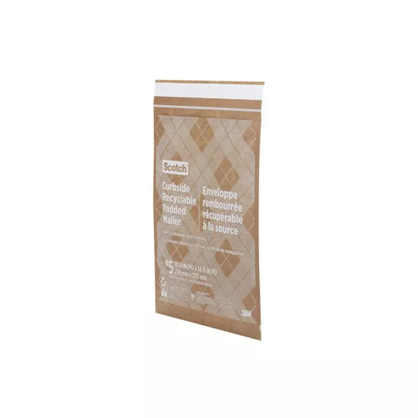 Scotch Curbside Recyclable Mailer, Tan - Size 5, 10.8" x 14.8"-068060462442-LR-349399-2-LR eShop