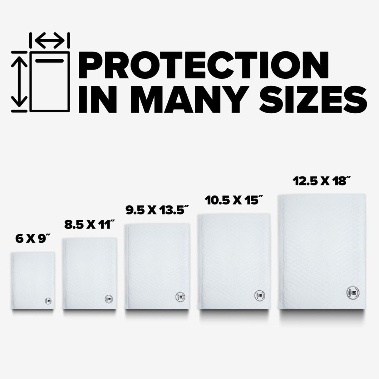 Scotch Expandable Bubble Mailer - White, Size 5 Large-068060501325-LR-361002-6-LR eShop