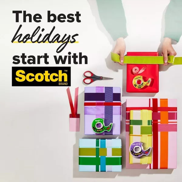 Scotch Gift Wrap Tape with Dispensers, 3 pack-051131707092-LR-179611-10-LR eShop