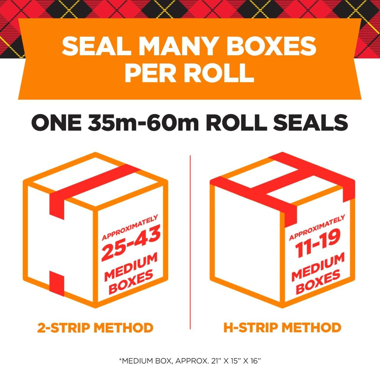 Scotch Long Lasting Packaging Tape Designed to Stay Sealed in Weather Extremes - Clear, 2" x 55 yds-051131645967-LR-179620-3-LR eShop