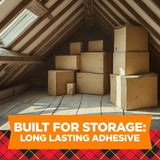 Scotch Long Lasting Packaging Tape Designed to Stay Sealed in Weather Extremes - Clear, 2" x 55 yds-051131645967-LR-179620-8-LR eShop