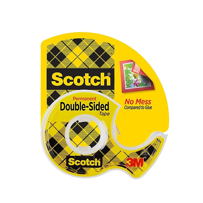 Scotch Permanent Double-Sided Tape - Clear, 0.5" x 0.5"-212000103302-LR-359715-1-LR eShop