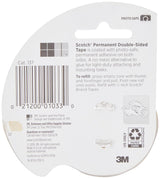 Scotch Permanent Double-Sided Tape - Clear, 0.5" x 0.5"-212000103302-LR-359715-5-LR eShop