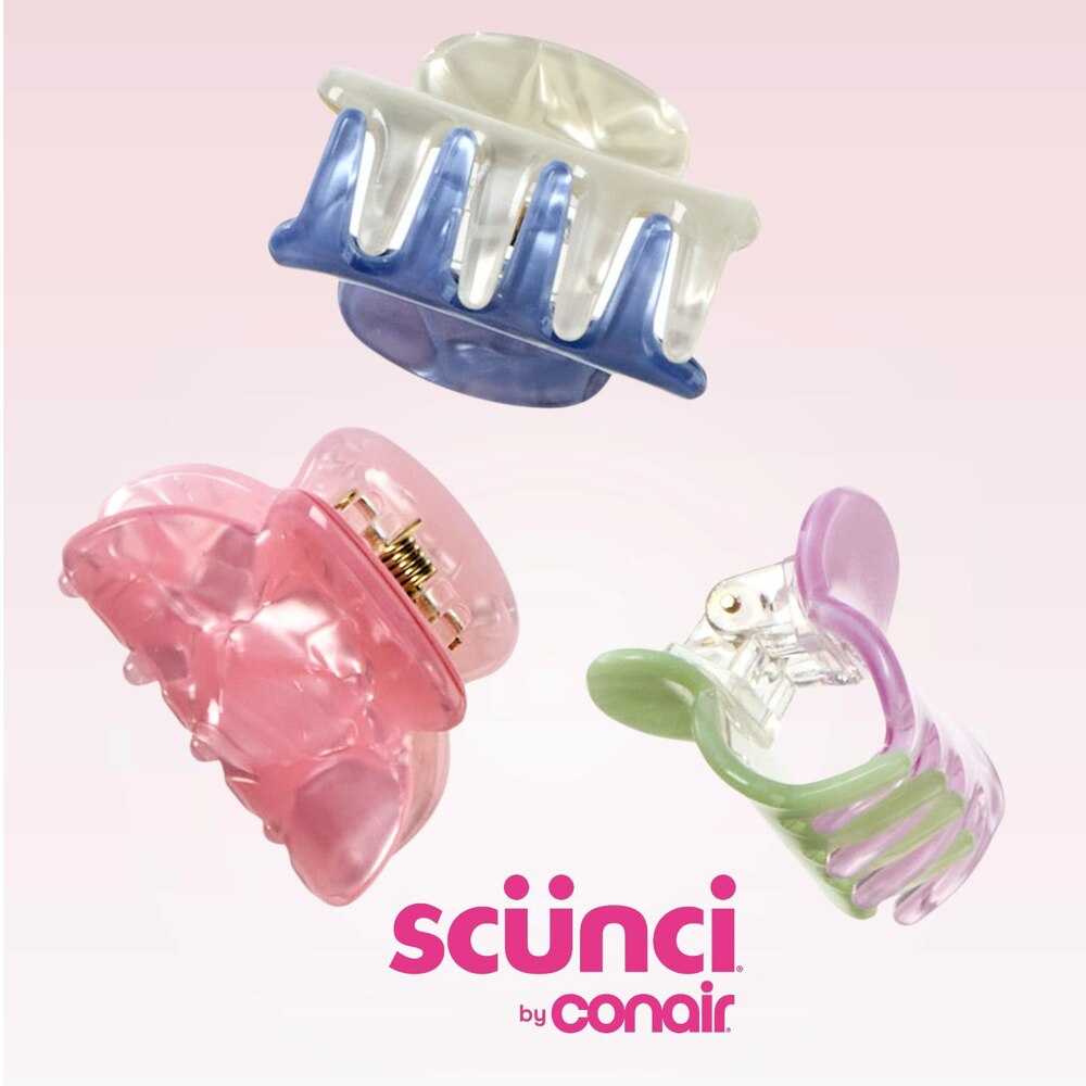scünci Acrylic Mini Clips - Assorted, 3 count-043194254248-LR-365114-2-LR eShop