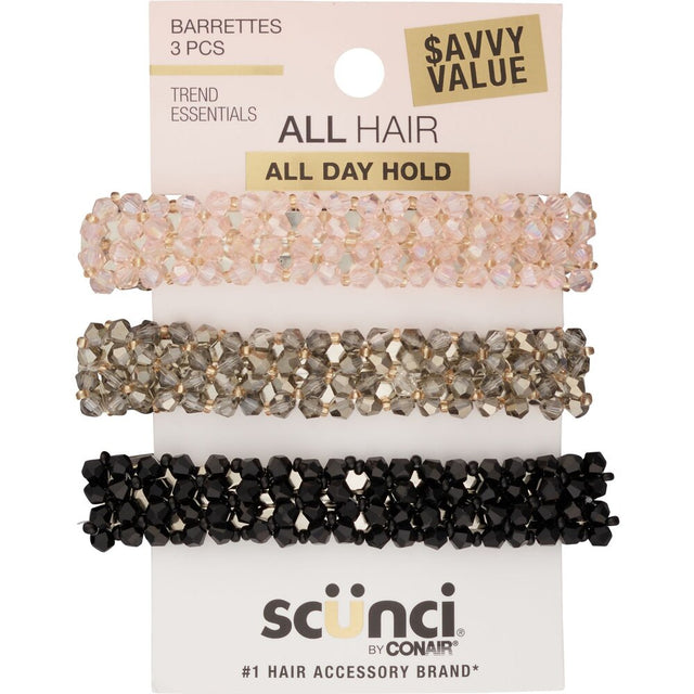 scünci All Day Hold Barrettes - Assorted Colors, 3 count-043194104291-LR-358729-1-LR eShop