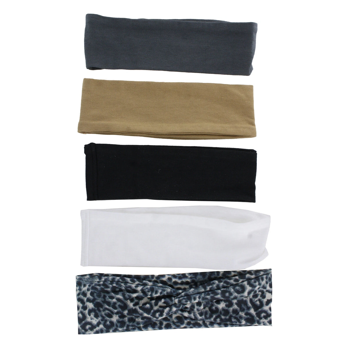 scünci All Day Hold No Damage Headwraps - Assorted Colors, 5 count-043194209682-LR-316026-2-LR eShop