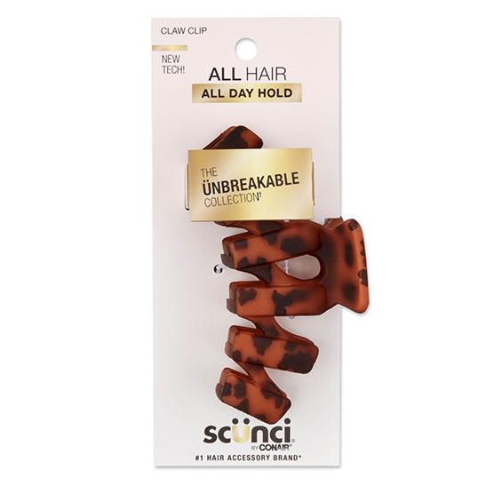 scünci All Day Hold Unbreakable Claw Clip, Brown-043194102563-LR-357248-1-LR eShop
