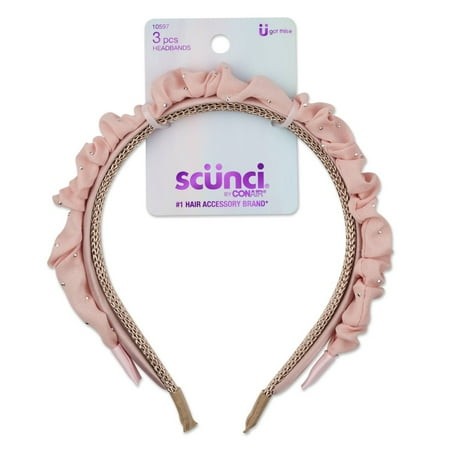 scünci Assorted Fashion Headbands - Multicolor, 3 count-043194105977-LR-365108-1-LR eShop
