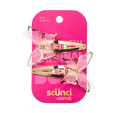 scünci Butterfly Snap Hair Clips - Pink & Gold, 2 count-043194254187-LR-364222-1-LR eShop