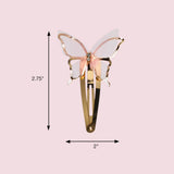 scünci Butterfly Snap Hair Clips - Pink & Gold, 2 count-043194254187-LR-364222-4-LR eShop