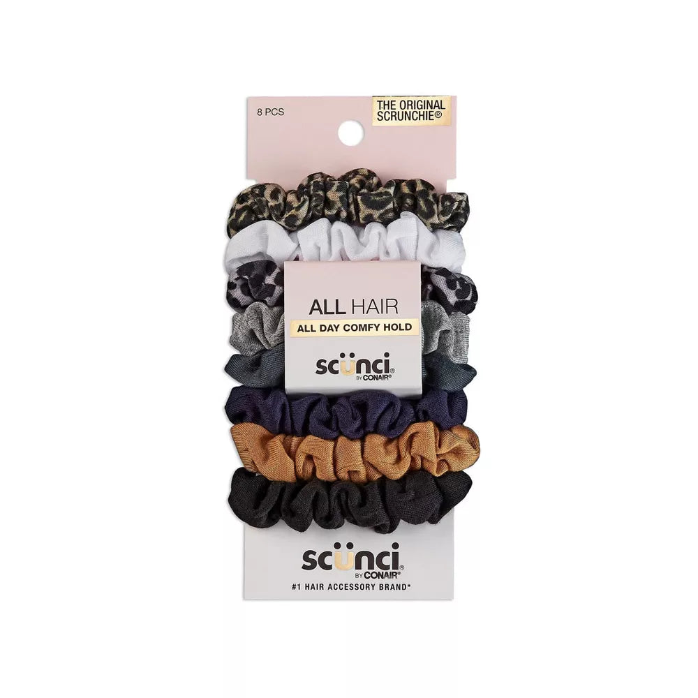scünci Classic Comfort Mini Scrunchies - Neutrals, 8 count-043194210398-LR-319466-1-LR eShop