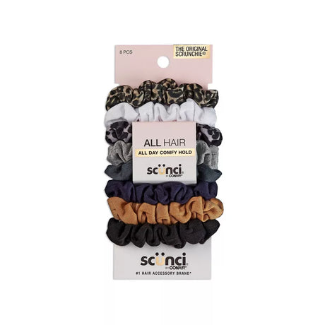 scünci Classic Comfort Mini Scrunchies - Neutrals, 8 count-043194210398-LR-319466-1-LR eShop