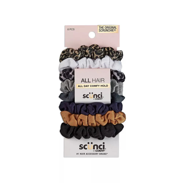 scünci Classic Comfort Mini Scrunchies - Neutrals, 8 count-043194210398-LR-319466-1-LR eShop