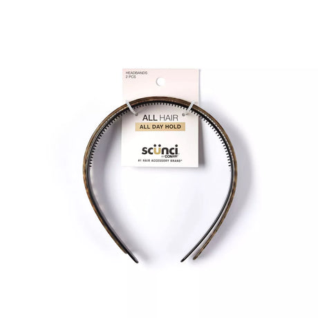 scünci Classic Headbands - Black and Tortoise, 2 count-043194118458-LR-359258-1-LR eShop