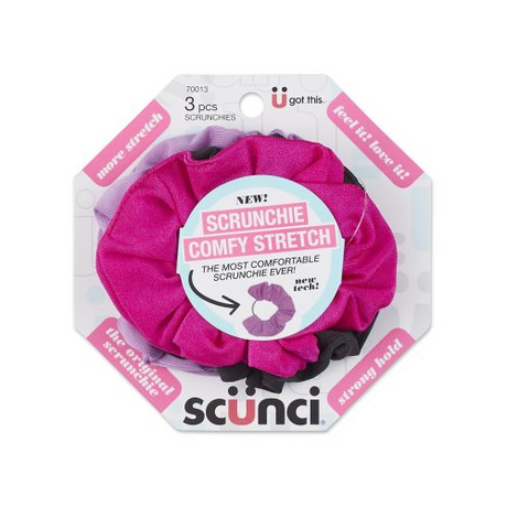 Scunci Comfy Stretch Scrunchie, 3 Pk-043194700134-LR-335068-1-LR eShop