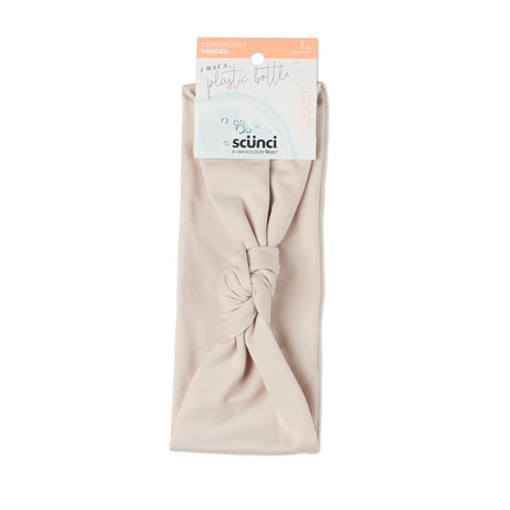 Scunci Consciously Minded Knotted Headwrap, Beige-043194604166-LR-354227-1-LR eShop