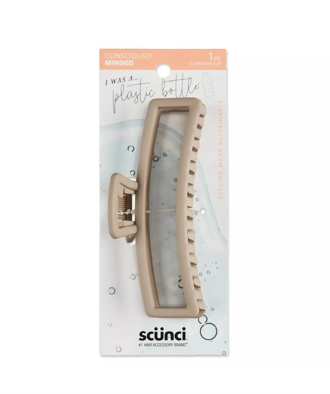 scünci Consciously Minded Open Rectangle Claw Clip - Beige-043194604074-LR-354226-1-LR eShop