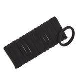 scünci Consciously Minded Recycled Nylon Ponytailers - Black, 18 count-043194358175-LR-364137-3-LR eShop