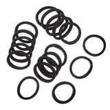 scünci Consciously Minded Recycled Nylon Ponytailers - Black, 18 count-043194358175-LR-364137-4-LR eShop