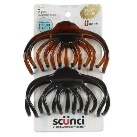 scünci Curved Teeth Claw Hair Clips, 2 count-043194601424-LR-352774-1-LR eShop