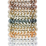 scünci Dent-Free Spiral Ponytailers in Acetate Box - Assorted Metallic, 12 count-043194352470-LR-348444-2-LR eShop
