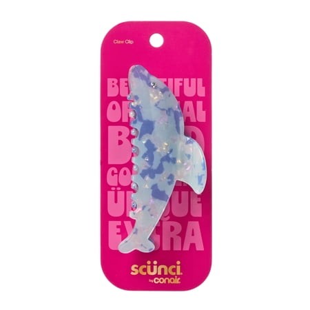scünci Dolphin Claw Clip - Blue, 1 count-043194246861-LR-365110-1-LR eShop