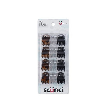 Scünci Effortless Beauty 2cm Chunky Jaw Clips, 12 CT-043194166343-LR-157040-1-LR eShop