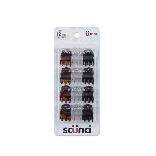 Scünci Effortless Beauty 2cm Chunky Jaw Clips, 12 CT-043194166343-LR-157040-1-LR eShop