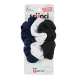 Scünci Effortless Beauty 2x2 Basic Ribbed Twisters, 3 CT-043194162987-LR-142405-2-LR eShop