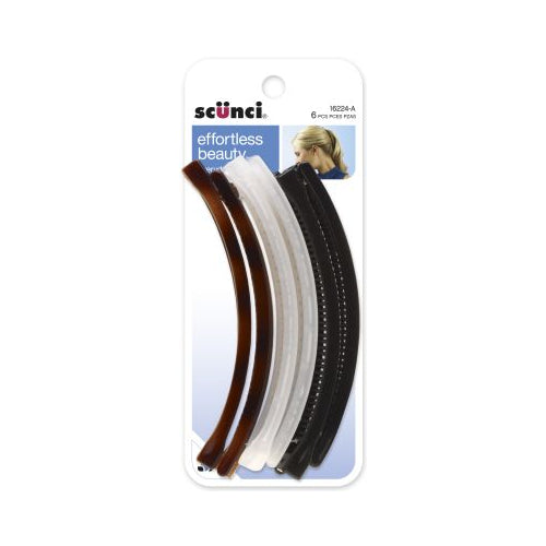 Scünci Effortless Beauty 5" Banana Combs, 6 CT-043194162246-LR-145109-1-LR eShop