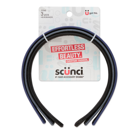 Scunci Effortless Beauty Everyday Headbands, 3.0 CT-043194333455-LR-335411-3-LR eShop