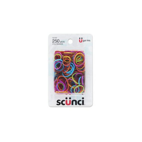Scünci Effortless Beauty Exotic Rubberband Assorted, 250 CT-043194161973-LR-165031-1-LR eShop