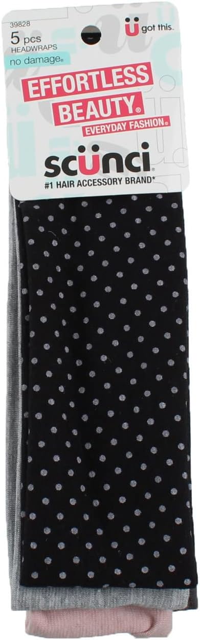 scünci Effortless Beauty Hairbands, 5 count-043194398287-LR-364139-1-LR eShop