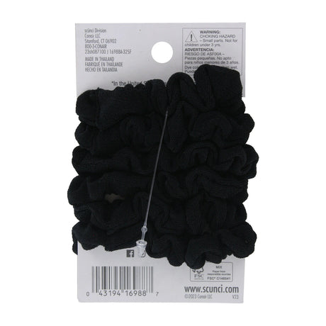 scünci Effortless Beauty Mini Slinky Twisters - Black, 6 count-043194169887-LR-178363-2-LR eShop