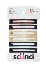 scünci Effortless Beauty Open Center Hair Barrettes, 6 count-043194367795-LR-335024-1-LR eShop