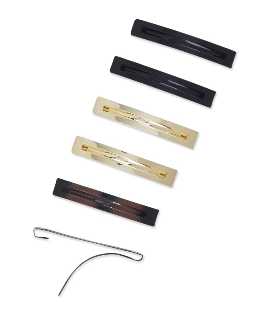 scünci Effortless Beauty Open Center Hair Barrettes, 6 count-043194367795-LR-335024-2-LR eShop