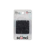 Scünci Effortless Beauty Rubberband Black, 250 CT-043194161980-LR-157025-1-LR eShop