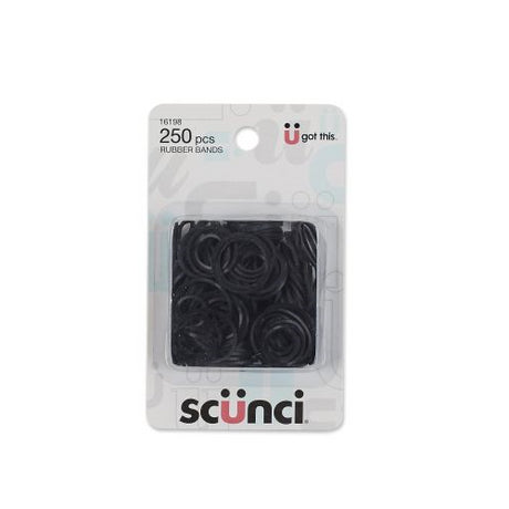 Scünci Effortless Beauty Rubberband Black, 250 CT-043194161980-LR-157025-1-LR eShop