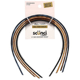 scünci Effortless Beauty Skinny Headbands - Neutrals, 4 count-043194369669-LR-184320-1-LR eShop