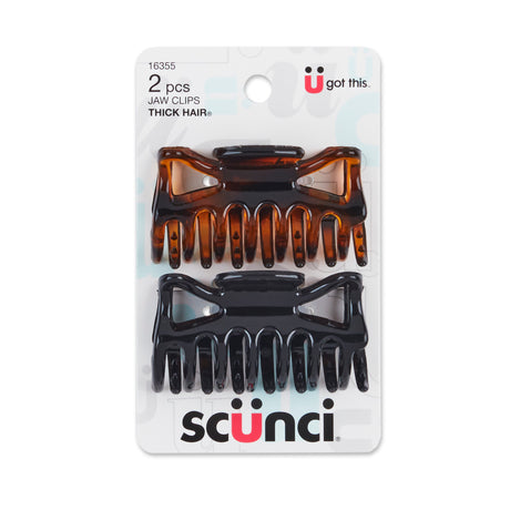 Scünci Effortless Beauty Thick Hair 6cm Jaw Clips, 2 CT-043194163557-LR-145292-2-LR eShop