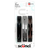 scünci Effortless Beauty Thick Hair Open Slide Metal Barrettes, 3 count-043194179244-LR-192205-1-LR eShop