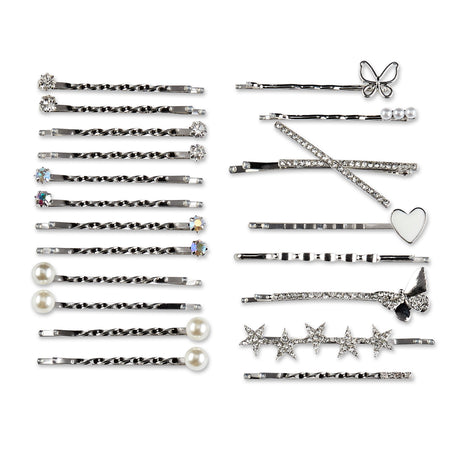 scünci Embellished Silver Bobby Pins, 20 count-043194103782-LR-359251-2-LR eShop